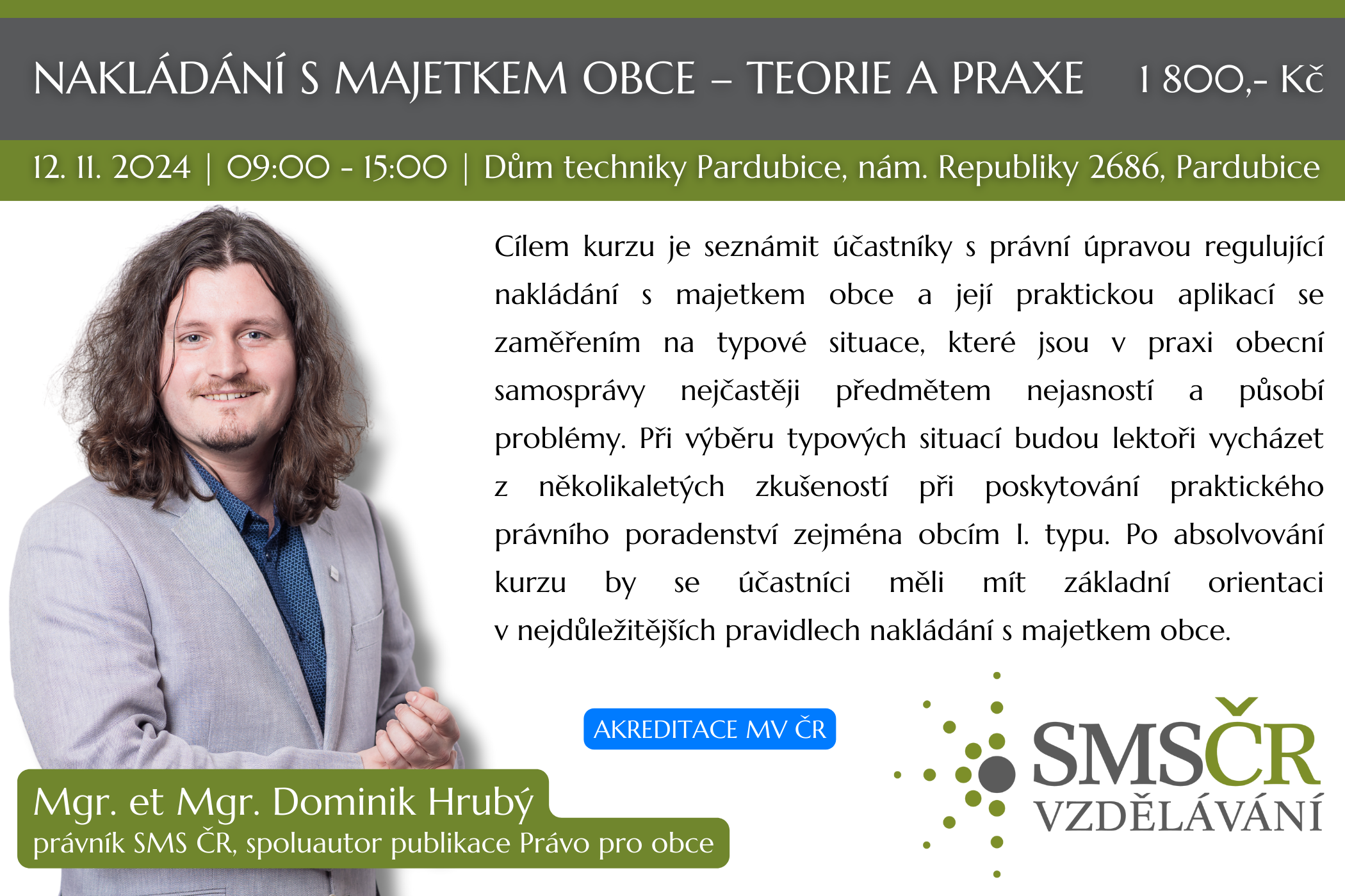 Nakládání s majetkem obce – teorie a praxe_Pardubice_listopad 2024